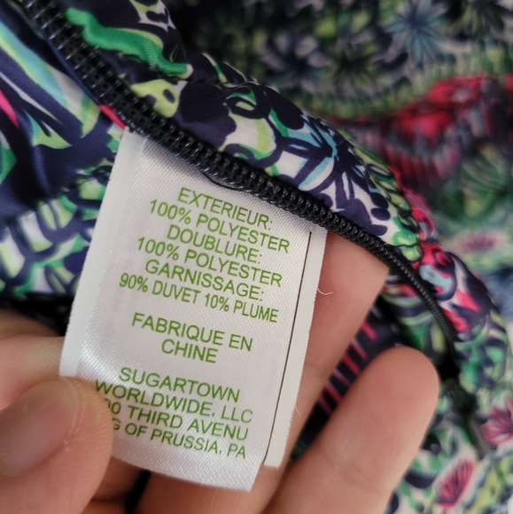 LILLY PULITZER Lilah Reversible Down Jacket NWOT. Size S - Picture 14 of 16